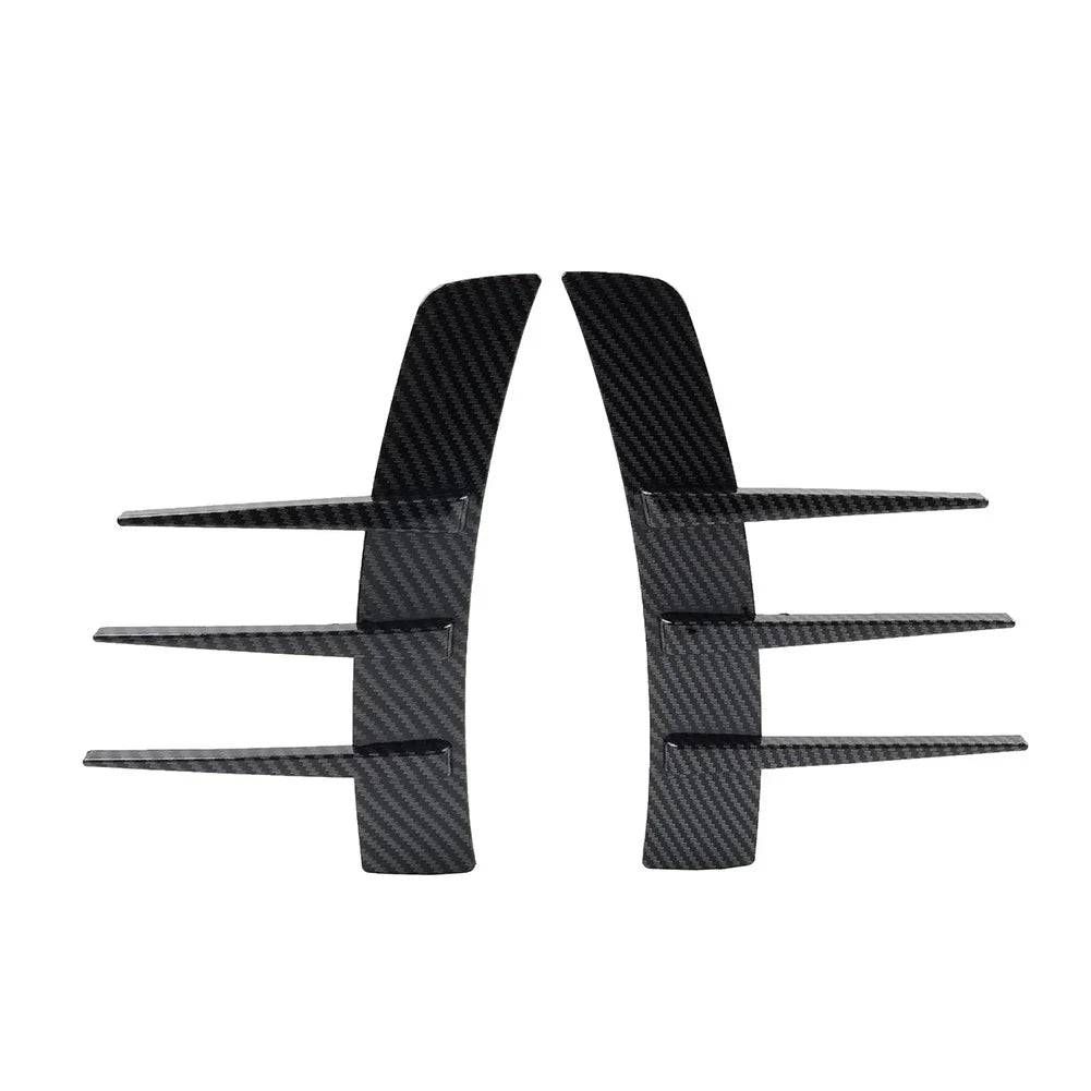 Carbon Black Front Rear Side Fender Vents for Universal Cars