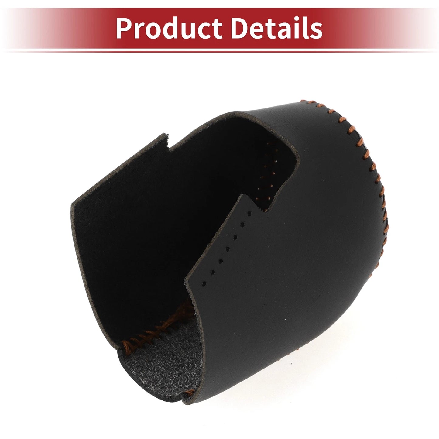 1 Pc Gear Shift Knob Cover for Honda HR-V (2023-2024) Black Carbon Fiber