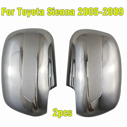 Mirror Cover Rear View Caps Overlays for Toyota Sienna (2005–2009)