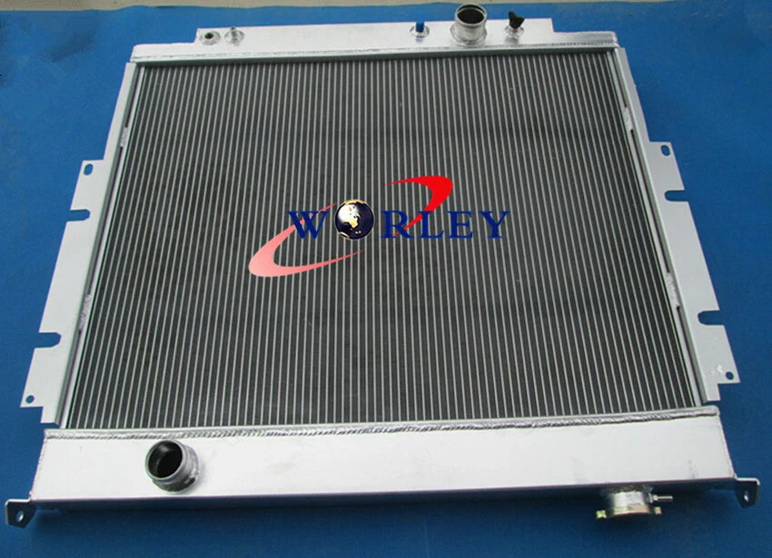 Set of 4 Row Aluminum Radiator for Ford F250 F350 V8 Diesel (1983–1994)