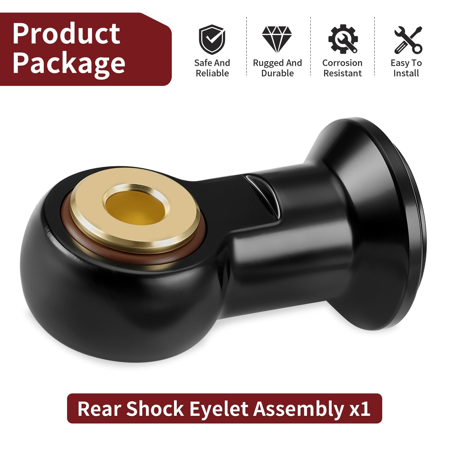 Rear Shock Eyelet Assembly for Polaris RZR XP 4 Turbo (2016–2017)
