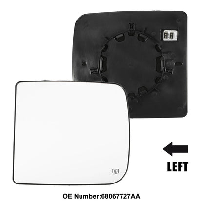 Left Side Towing Mirror Glass for Dodge Ram 1500 2500 3500 (No. 68067727AA)