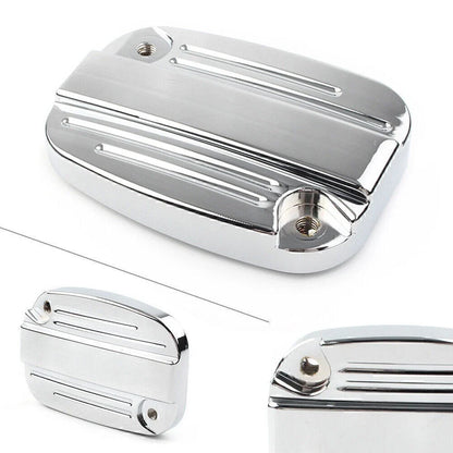 Left Brake Master Cylinder Cover Cap for Harley Touring Street Road Glide V-Rod