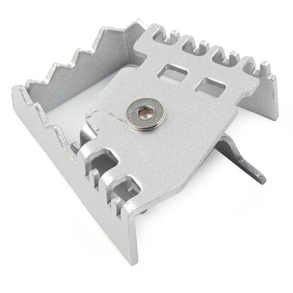 Rear Foot Brake Lever Pedal Enlarger for BMW F650GS F700GS F800GS R1200GS (2008–2018) Silver