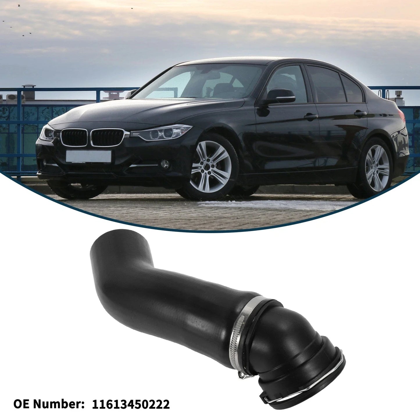 Radiator Hose for BMW X3 E83 2.0d Intercooler Upper Hose