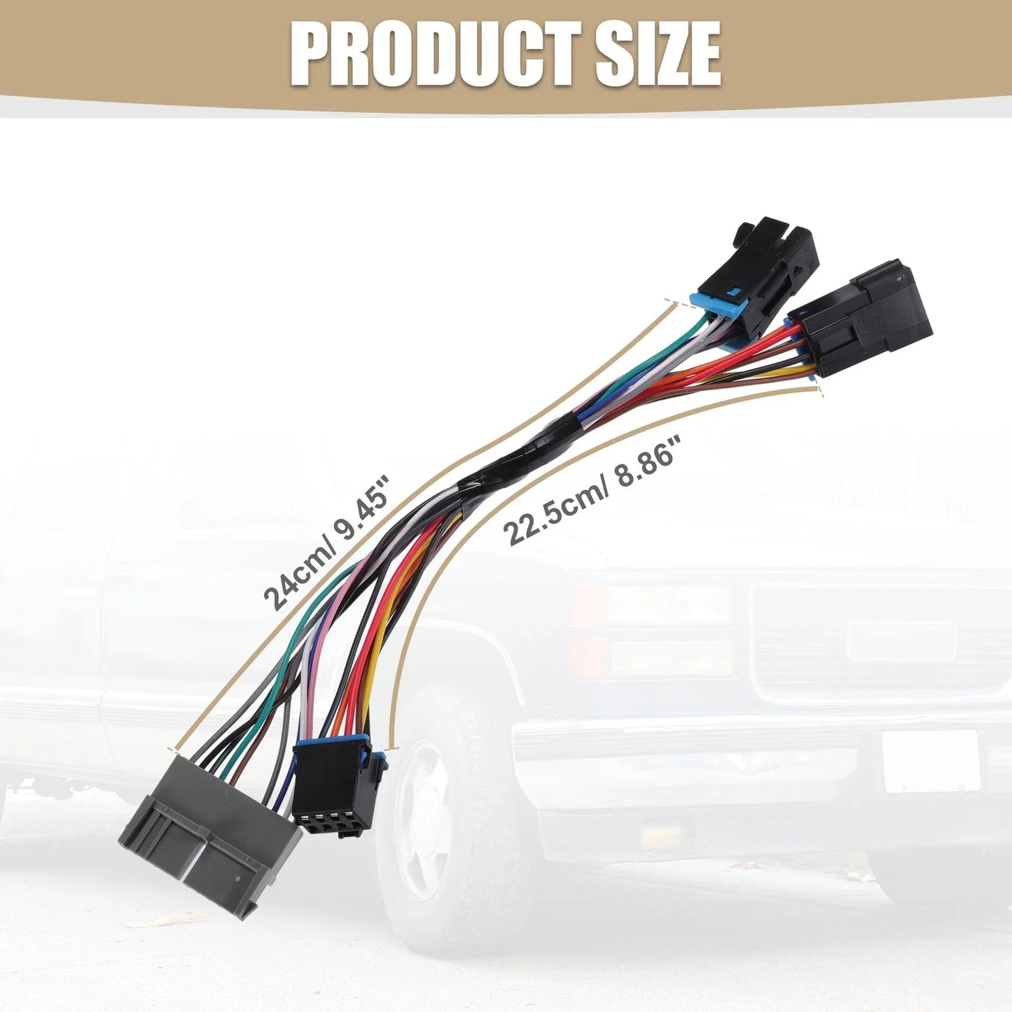 A/C Heater Temperature Control Adapter Wire Harness for Chevy Silverado (2007-2013)