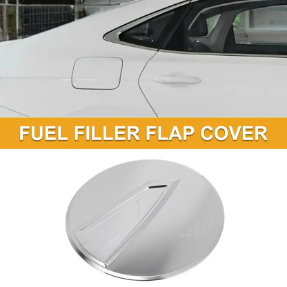 Fuel Tank Door Cap for Chevy Blazer 2020-2025 Gas Tank Flap Chrome Silver