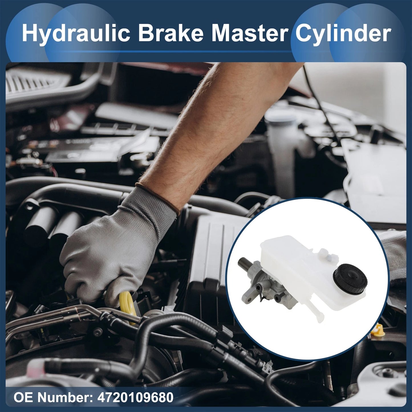 Brake Master Cylinder with Reservoir No. 4720109680 for Toyota Corolla (2009–2014)