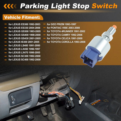 Brake Light Switch for GEO Prizm (1993–1997) SLS203T