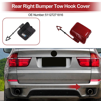 Tow Hook Cover Cap for BMW X5 E70 (2011-2013) Red