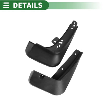 Mud Flaps Splash Guards for Chevrolet Aveo Saloon (2014-2016) with Mounts