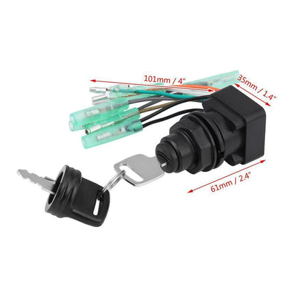 Ignition Key Switch for Suzuki Outboard DT30 DT115 DT140 DT150 DT200 D225 (8-225 HP)