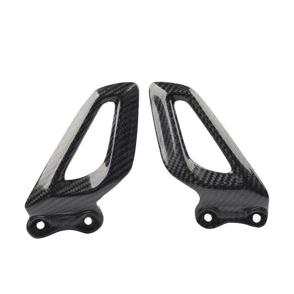 Carbon Fiber Rearset Footrest Plate Heel Guard for BMW S1000RR, M1000RR (19-24)