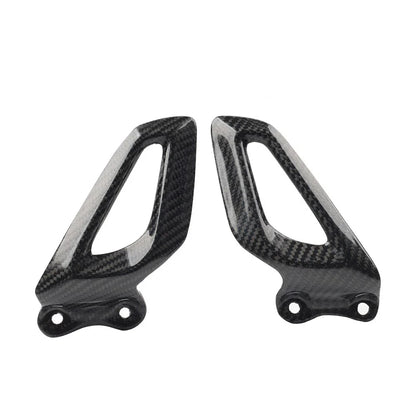 Carbon Fiber Rearset Footrest Plate Heel Guard for BMW S1000RR, M1000RR (19-24)