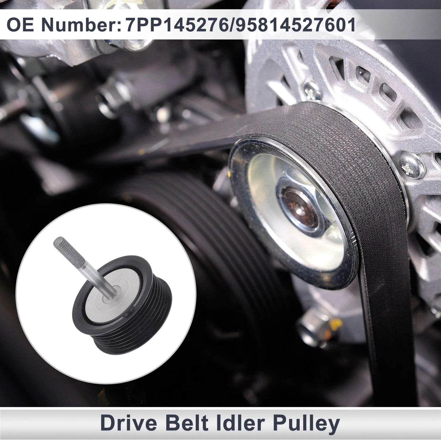 Drive Belt Idler Pulley for Porsche Cayenne (2008-2010) 1 x Pcs