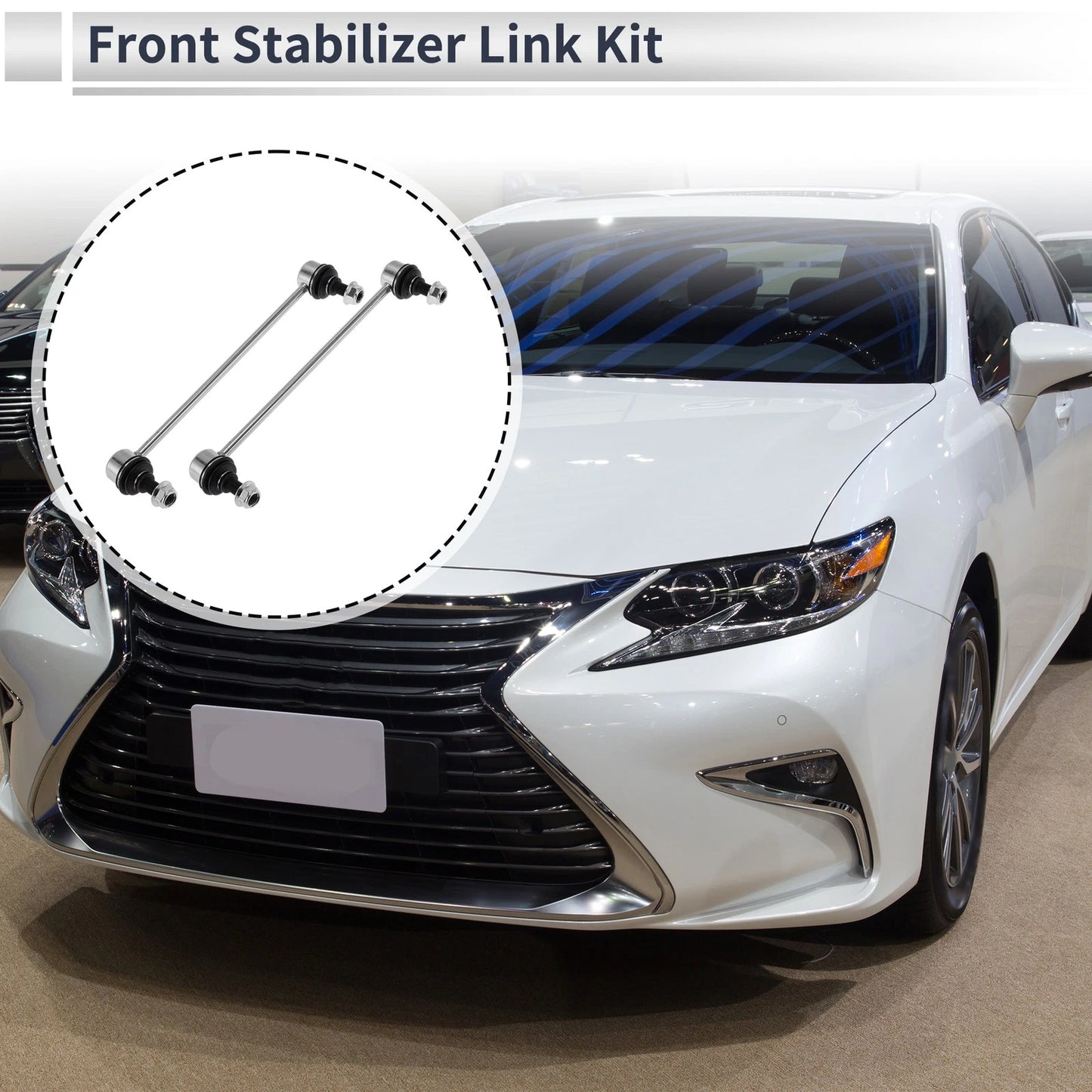 Front Stabilizer Bar Links No Bushing for Toyota Avalon (2013–2018) No.K750123