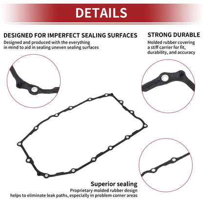 Transmission Filter Oil Pan Gasket for Cadillac CTS (2016–2019) No.24260071