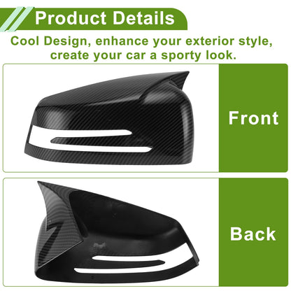 1 Pair Mirror Cover Cap for Mercedes-Benz A-Class W176 (2012–2017)