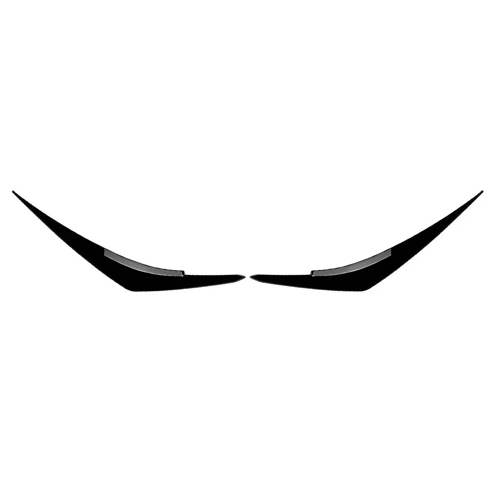 Glossy Black Headlight Eyebrow Eyelid Trim for Subaru WRX STI (2022-2025)