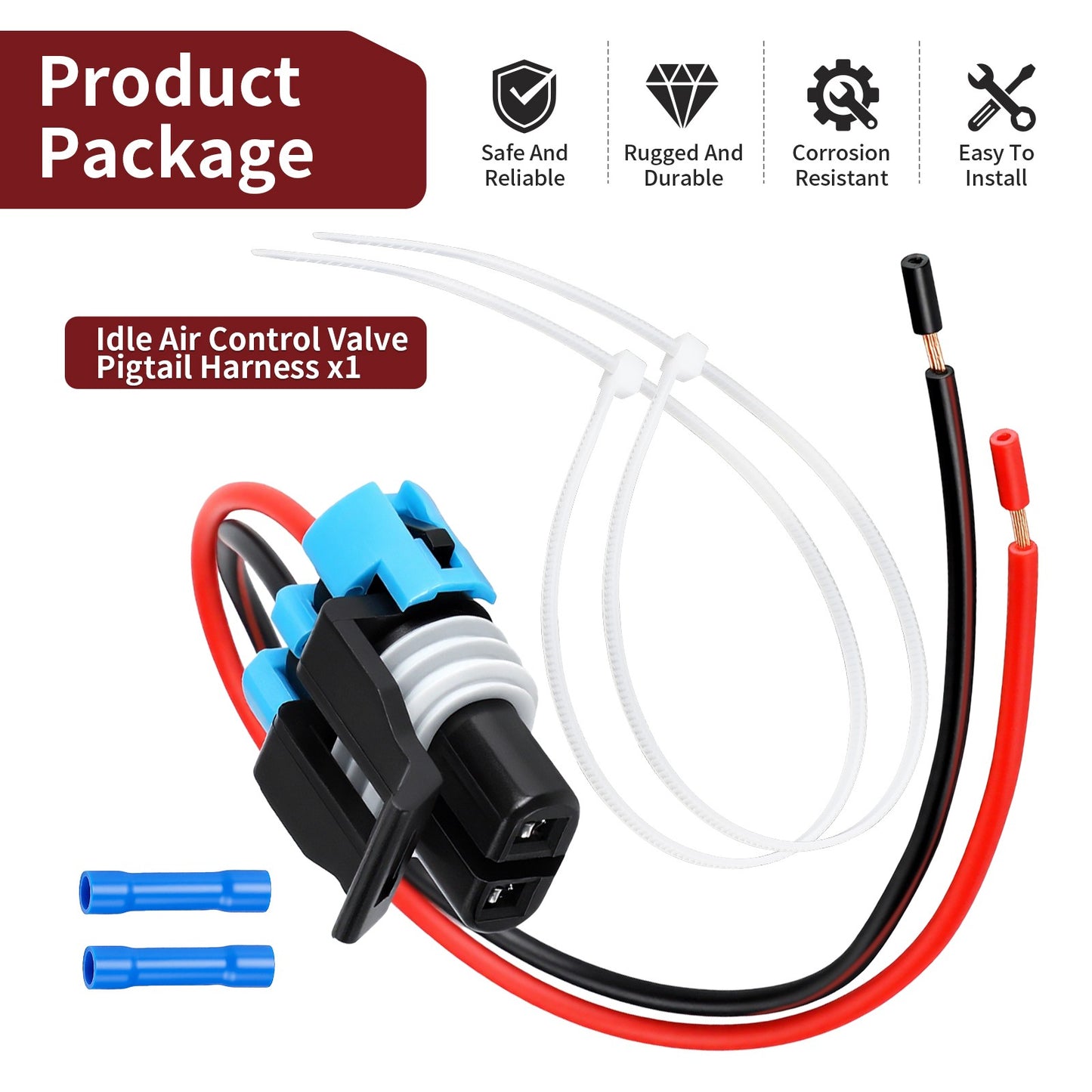 Idle Air Control Valve Pigtail Harness for Polaris RZR 570 900 1000 (2011–2016)