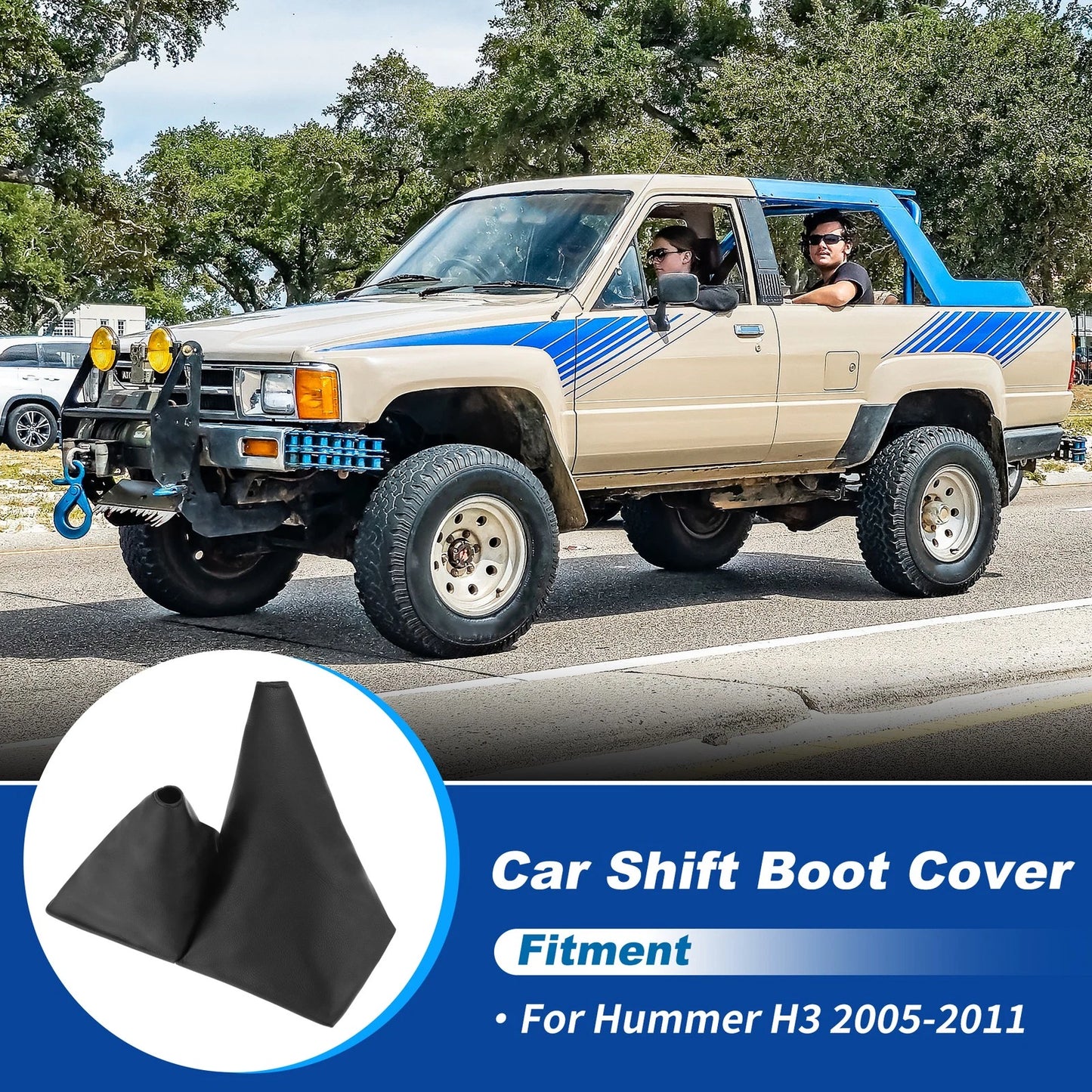 11.5" Manual Shift Boot Cover for Toyota 4Runner Pickup 1984–1989