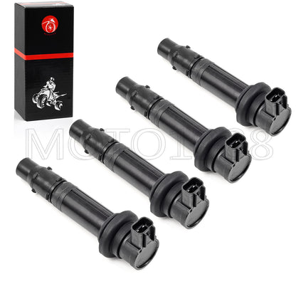 Set of 4 Ignition Coils for Yamaha YZF R6 R6S R1 FZ1 Vmax 1700