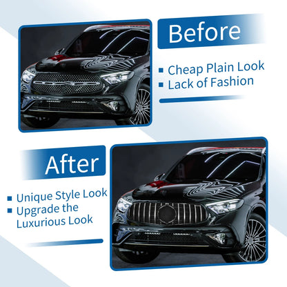 Front Upper Bumper Grille for Mercedes-Benz GLC250 (2017-2018)