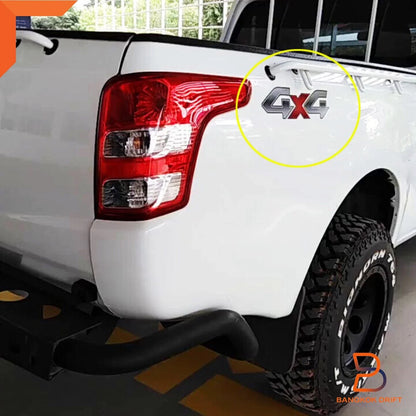 4 x 4WD PVC Side Rear Sticker Decal for Mitsubishi Triton L200 (2015-2019)