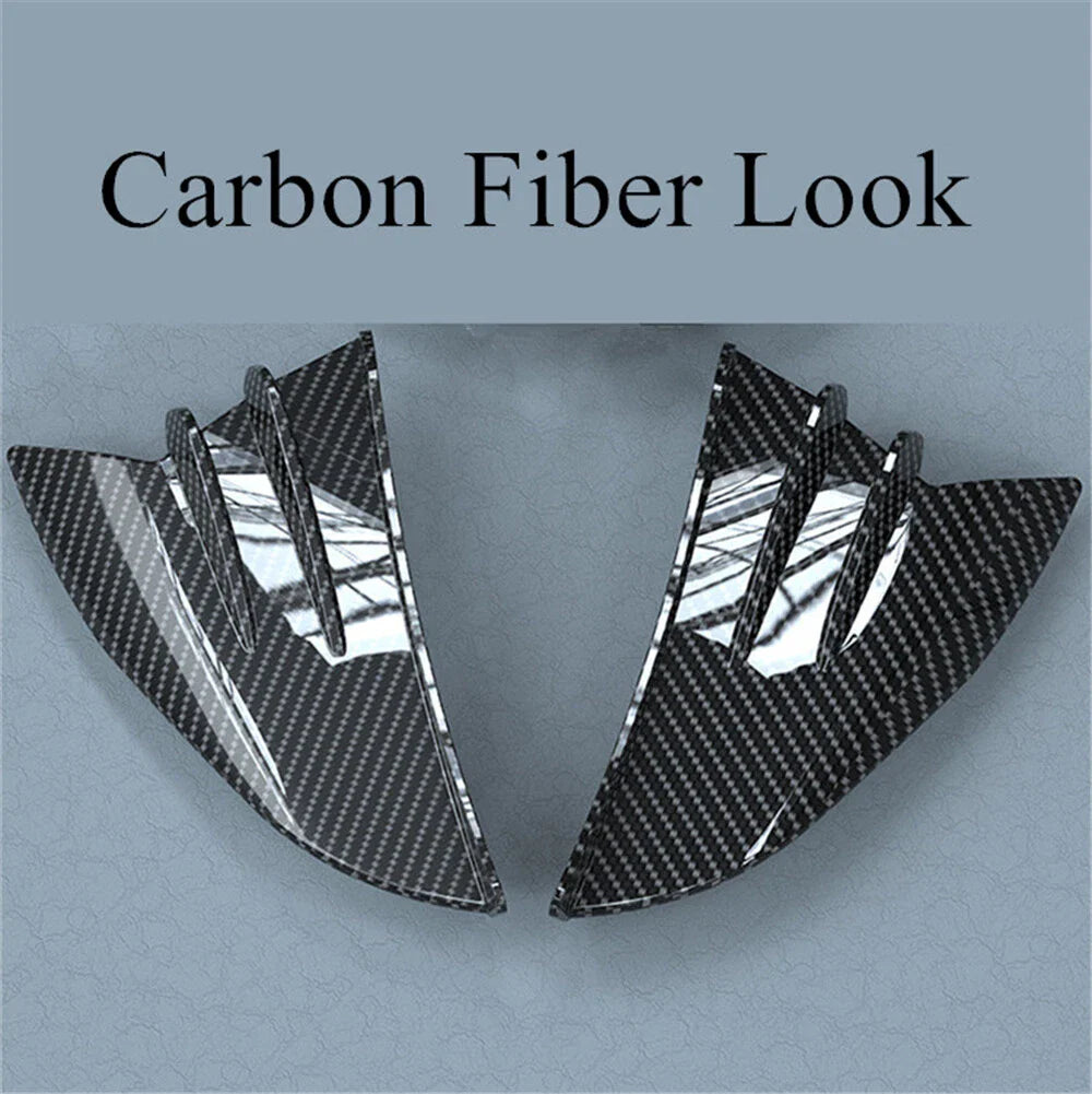 Racing Motorcycle Side Wing Spoiler Winglet Air Deflector Carbon Fiber