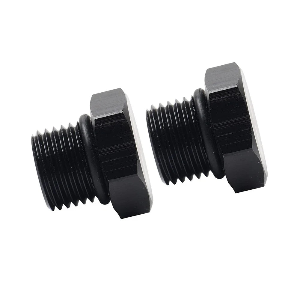 Aluminum 4AN Block Off Cap ORB Plug Male Fitting Adapters