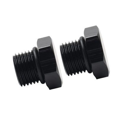 Aluminum 4AN Block Off Cap ORB Plug Male Fitting Adapters
