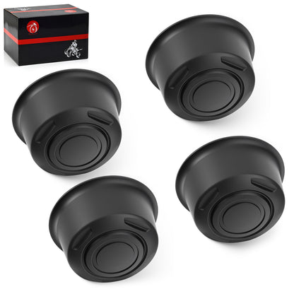 Set of 4 Wheel Center Dust Caps for Yamaha Grizzly 350 450 (2007–2014)