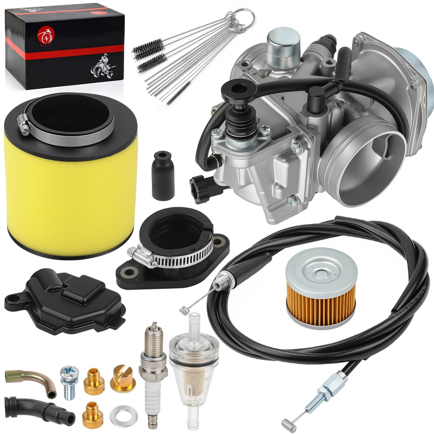 Carburetor with Air Filter Kit for Honda Fourtrax TRX300 (1993–2000)