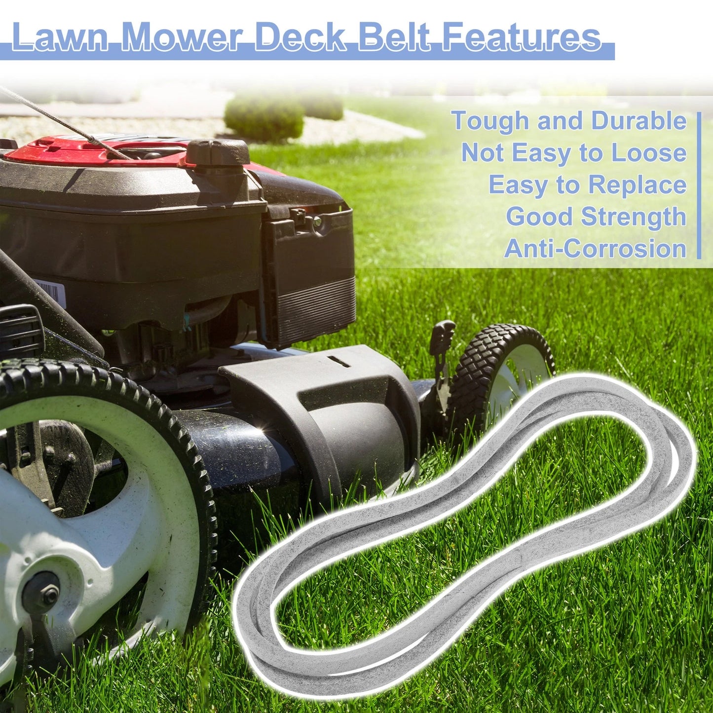 Lawn Mower Deck Belt for John Deere 42 Inch Deck (GX20072/GY20570)