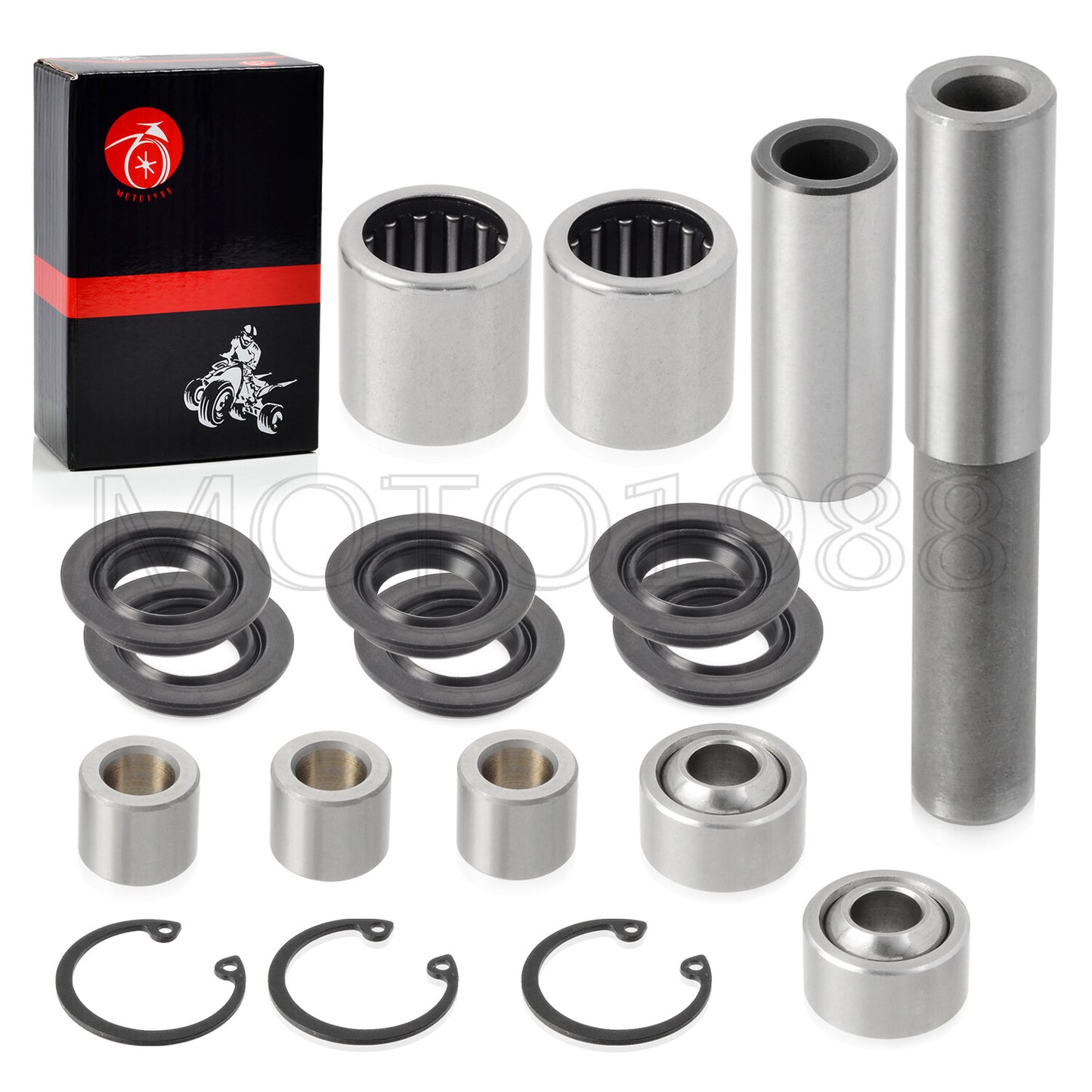 Front Upper Lower Arm Bearing Bushing Seal for Kawasaki Brute Force (2003–2023)