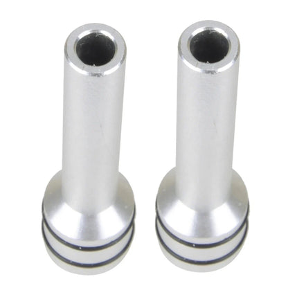 4 x Aluminium Door Latch Pin Covers for Car Interior - 49mm