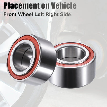 2 x Front Wheel Bearings for Honda Civic SI (2006-2011) with ABS Brakes
