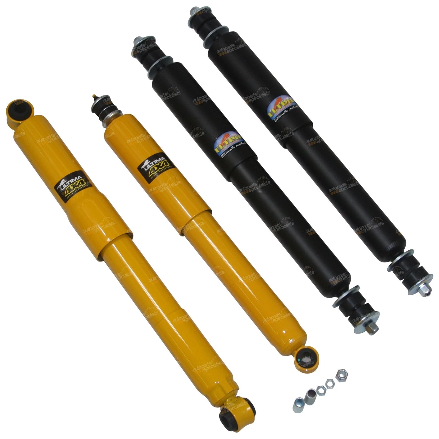 Set of 4 Gas Shock Absorbers for Toyota Bundera LJ70 RJ70 LJ73 (1984–1990)