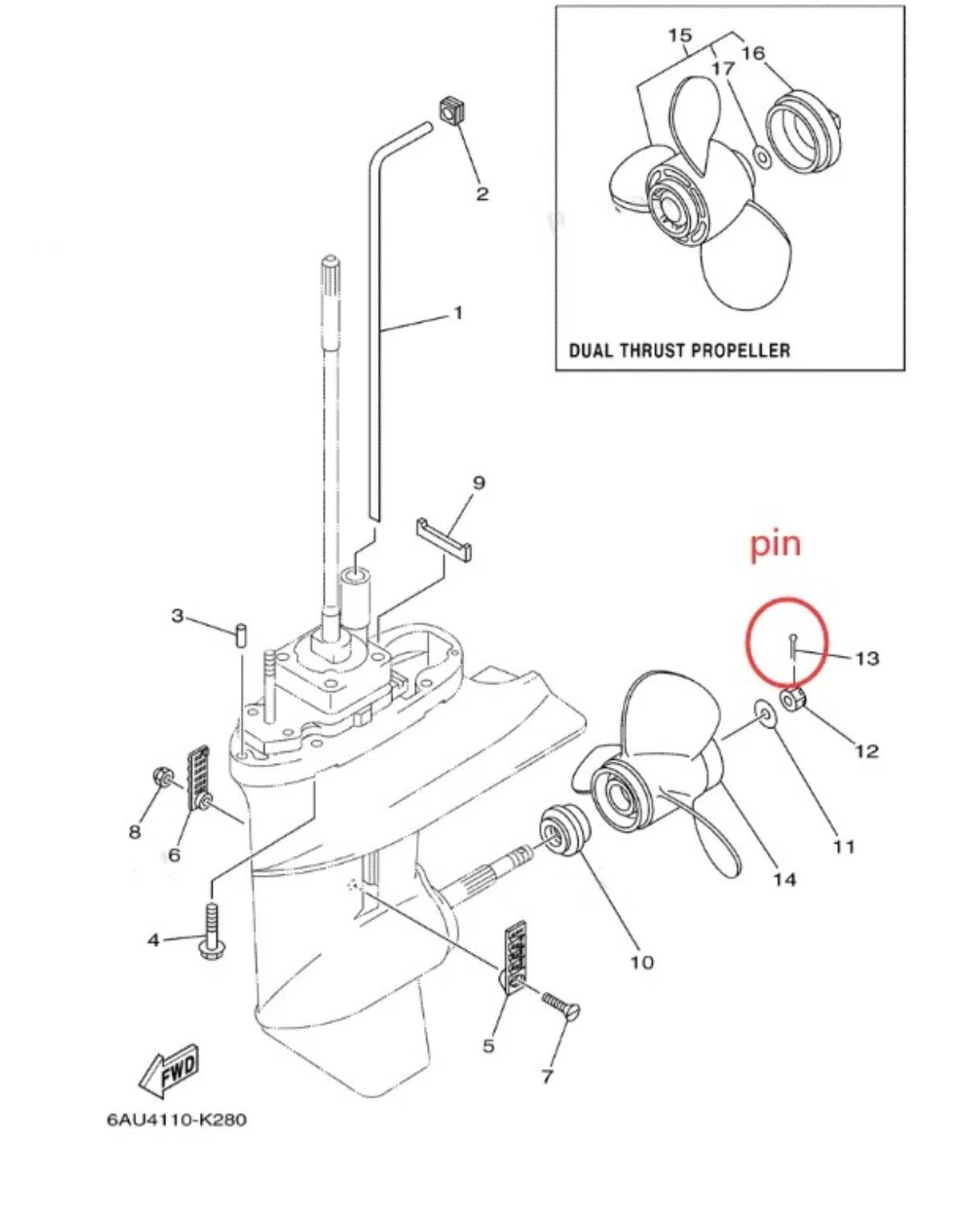 Seal Kit for Yamaha FT8D, FT8G, F9.9A, F9.9L (Models)