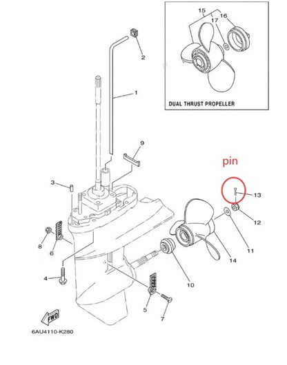 Seal Kit for Yamaha FT8D, FT8G, F9.9A, F9.9L (Models)