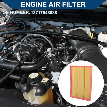 Car Engine Air Filter No. 13717548888 for BMW X5 3.0si (2007–2008)