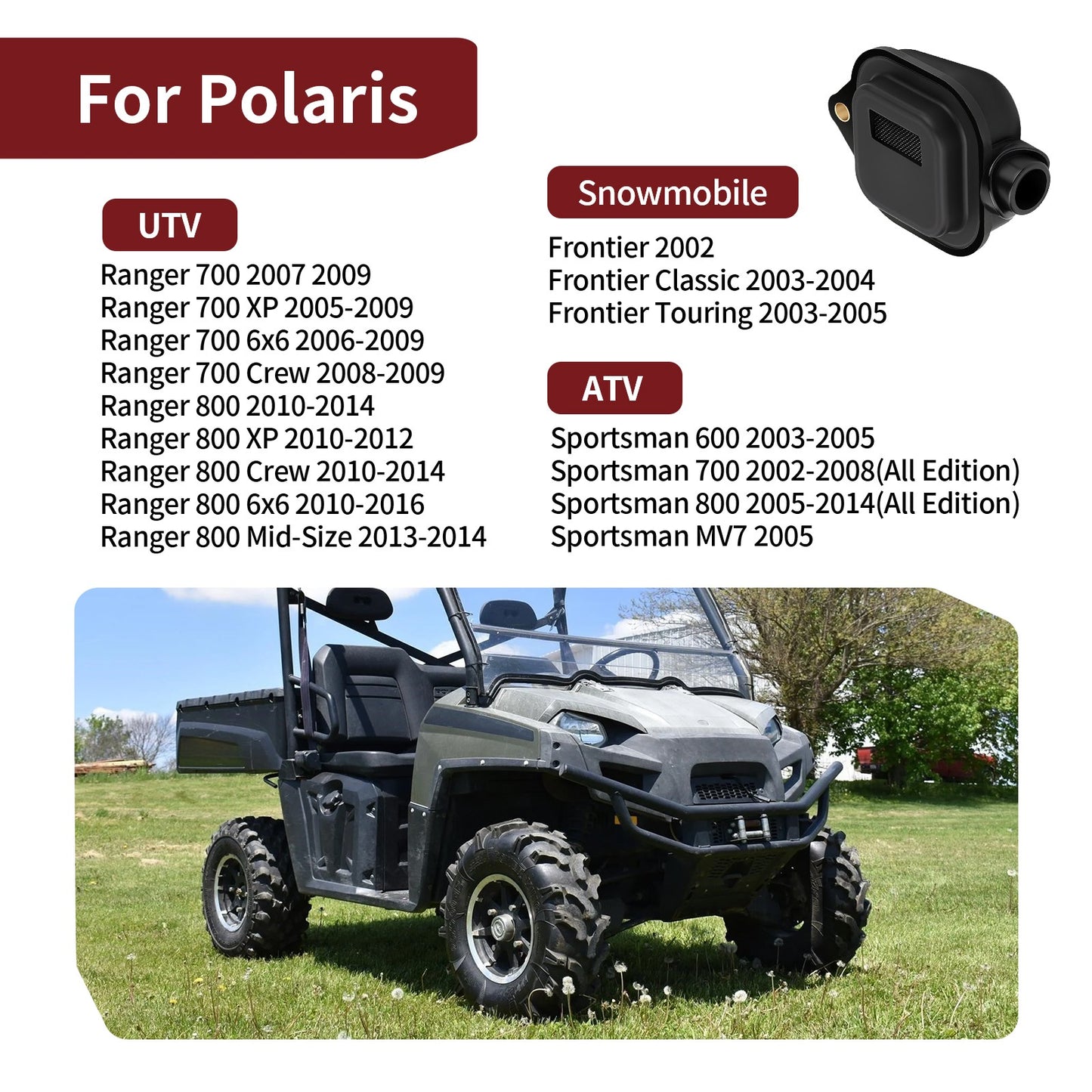 Oil Pickup Assembly for Polaris Sportsman 800 (2003–2008)