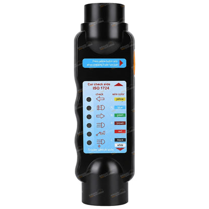 7-Pin Trailer Towing Light Wiring Circuit Tester for Auto Repair