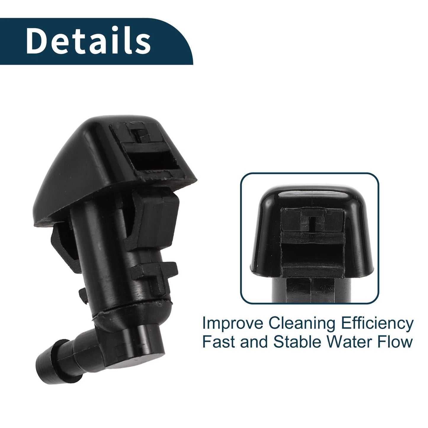 Windshield Washer Nozzle with Gasket