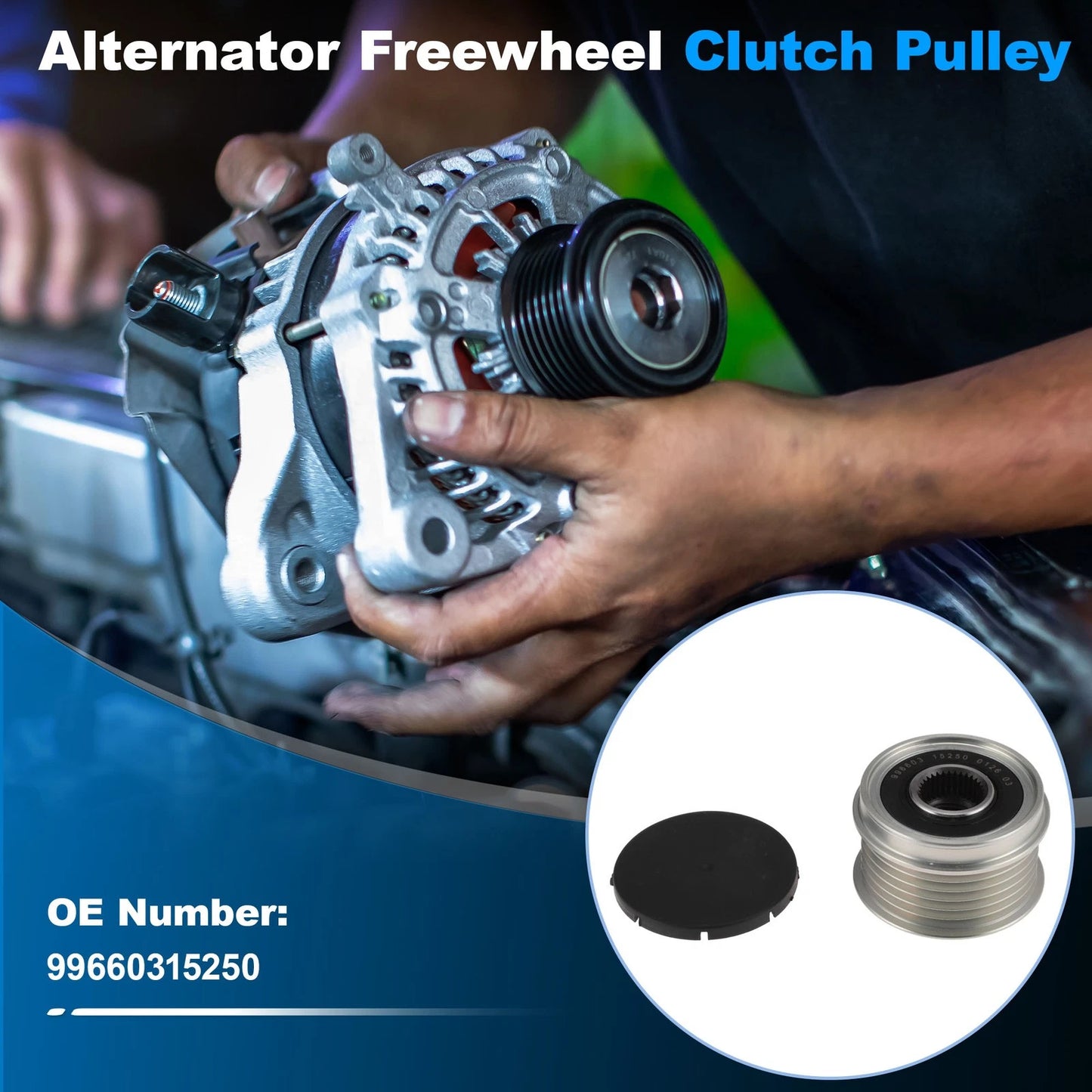 Alternator Freewheel Clutch Pulley for Porsche 911 (2000–2009) 99660315250