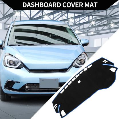 Dashboard Cover Mat for Honda Odyssey 2022-2024 Protector Black Blue 1 Set