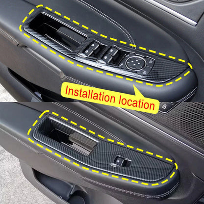 Door Window Switch Lift Panel Cover for Ford Escape Kuga (2020–2025)