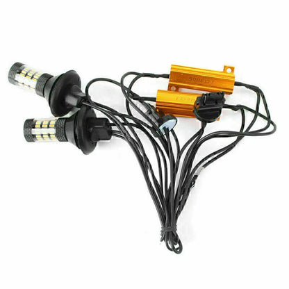 3156 Dual Color Switchback Turn Signal Light Bulbs for Car