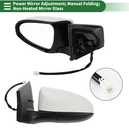 Left Side Door Mirror for Toyota Corolla (Non-Heated, 2014–2019)