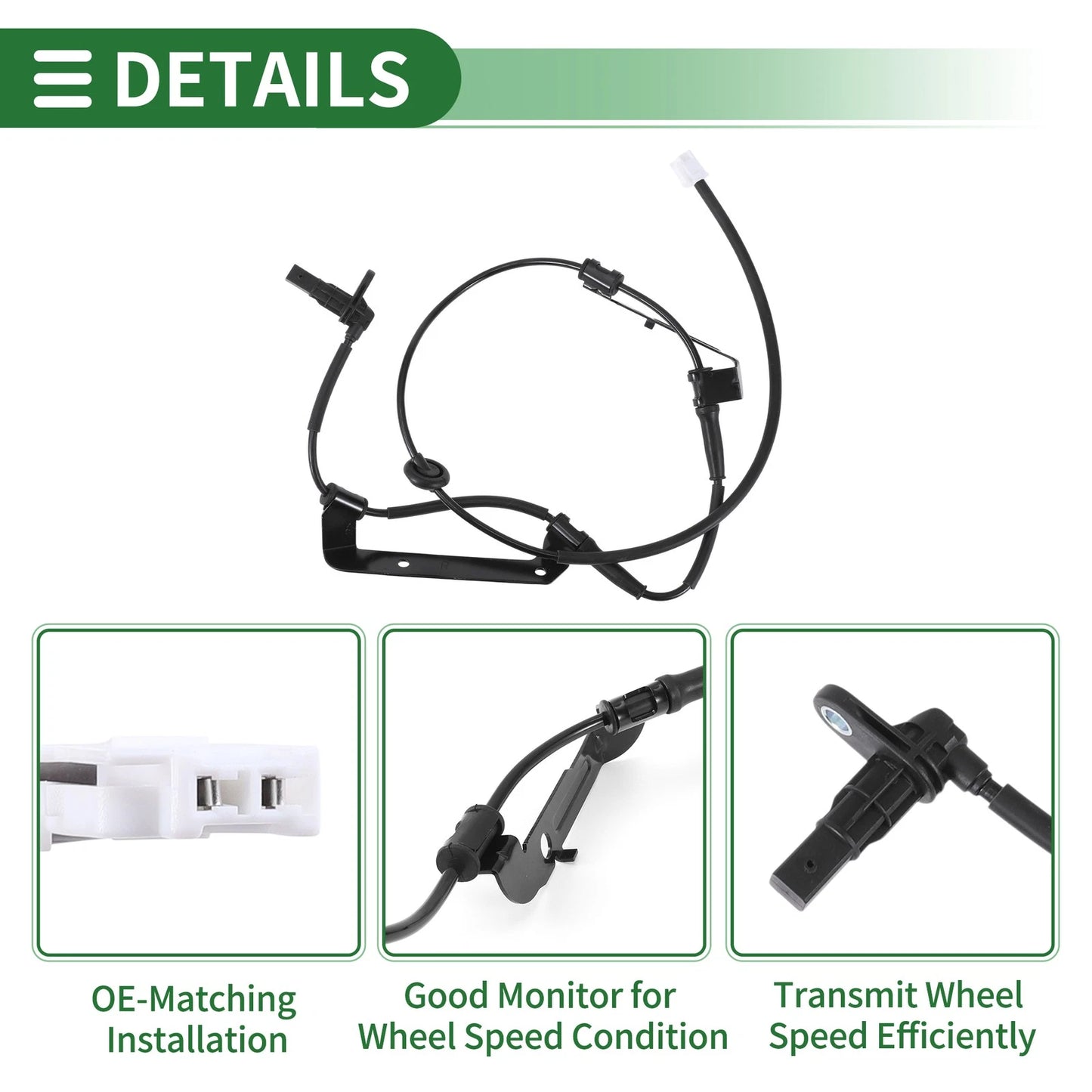 ABS Wheel Speed Sensor No. 956812P100 for Kia Sorento (2009–2012)